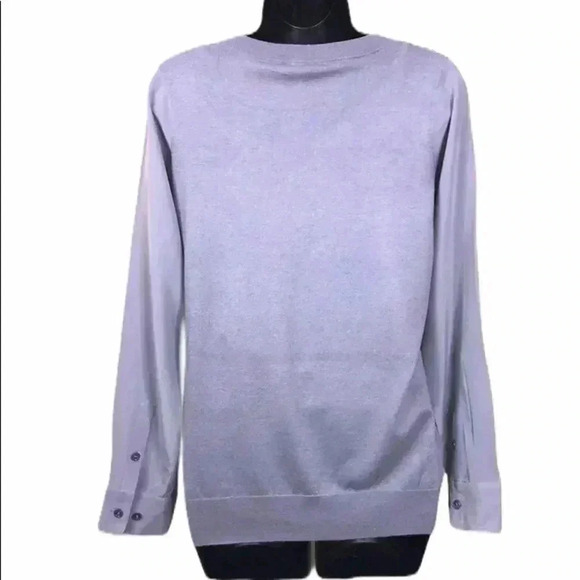 Joie Kelsea Gray Cashmere Blend Pullover Top Blouse Size S - Picture 5 of 8